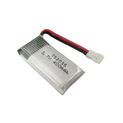 Hoher Brummen-Batterie-Satz der Entladungs-Raten-752035 3.7V 400mAh