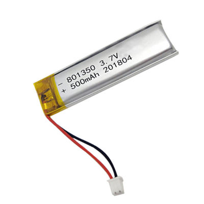 801350 Wiederaufladbare 3,7V 500mAh Lithium-Polymer Lipo-Batterie für medizinische Geräte