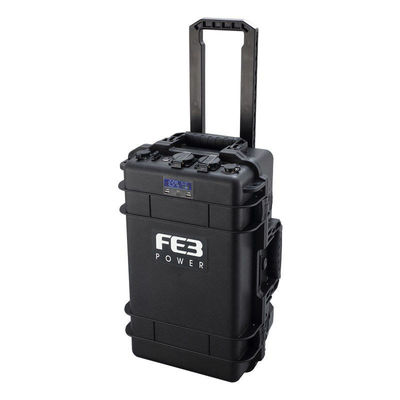 Wasserdichter 2000W Solargenerator mit LiFePO4-Akku - Tragbare Powerstation für den Außen- und Innenbereich