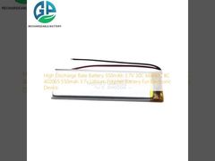 Hochentladungsbatterie 550mAh 3.7V 30C Max60C KC 402065 550mah 3.7v Lithium-Polymer-Batterie für elektronische Geräte